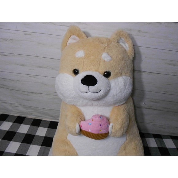 EXC! Birthday Walgreens LARGE Buttery SOFT Sheba Inu Plush Dog Stuffed Animal 23 - Picture 2 of 9